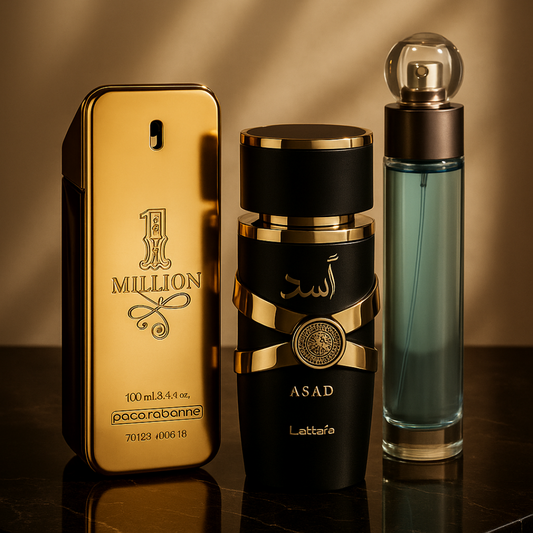 COMBO DE PERFUMES ONE MILLON,ASAD DE LATTAFA 360 MEN